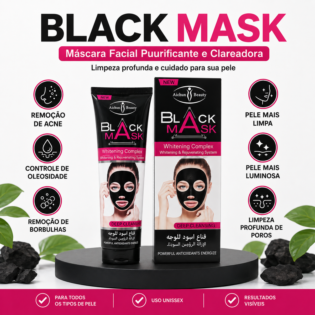 AICLAR DETÓX DA BLACK MASK - MÁSCARA FACIAL