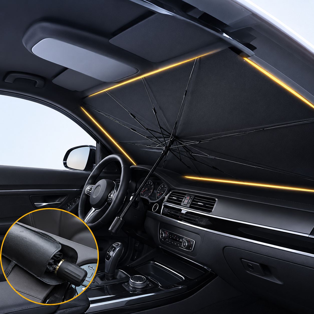 Guarda-Sol Automotivo para Para-brisa de Carro