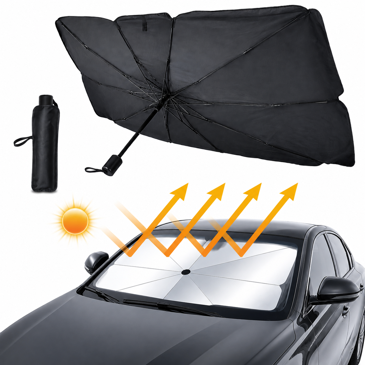 Guarda-Sol Automotivo para Para-brisa de Carro