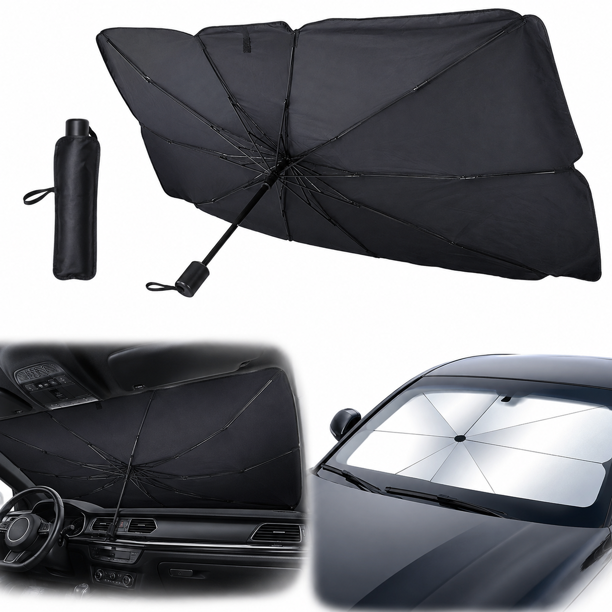 Guarda-Sol Automotivo para Para-brisa de Carro